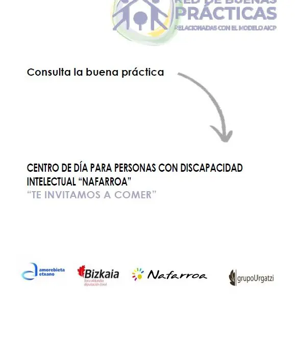 Centro de Día para personas con Discapacidad Intelectual «Nafarroa». «Te invitamos a comer»