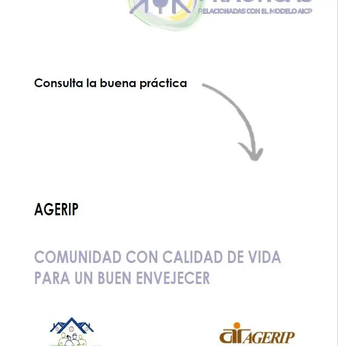 AGERIP. Comunidad con calidad de vida para un buen envejecer