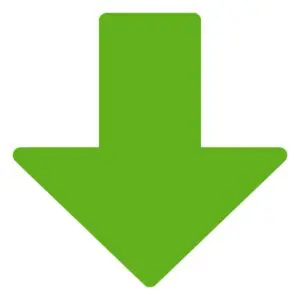 flecha verde hacia abajo