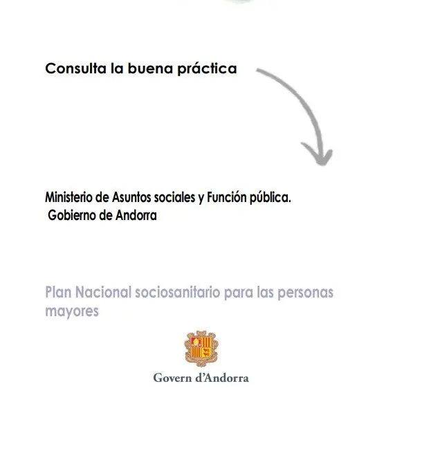 PLAN NACIONAL SOCIOSANITARIO PARA LAS PERSONAS MAYORES